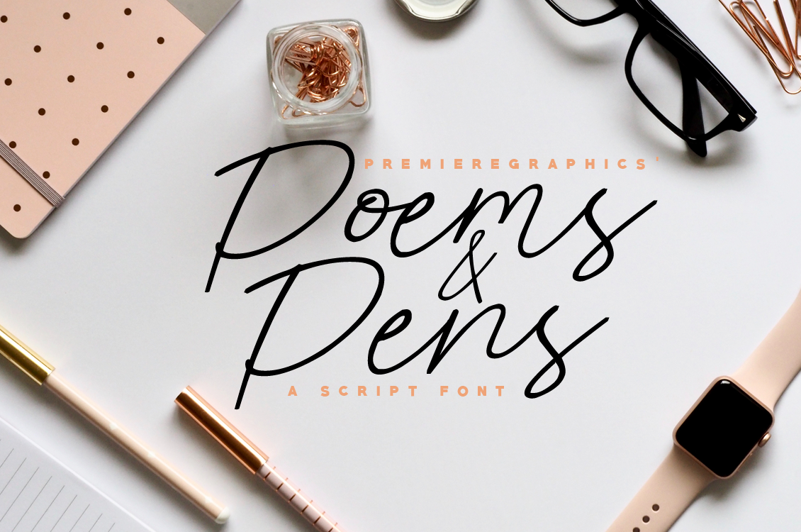 Poems & Pens Bold Italic